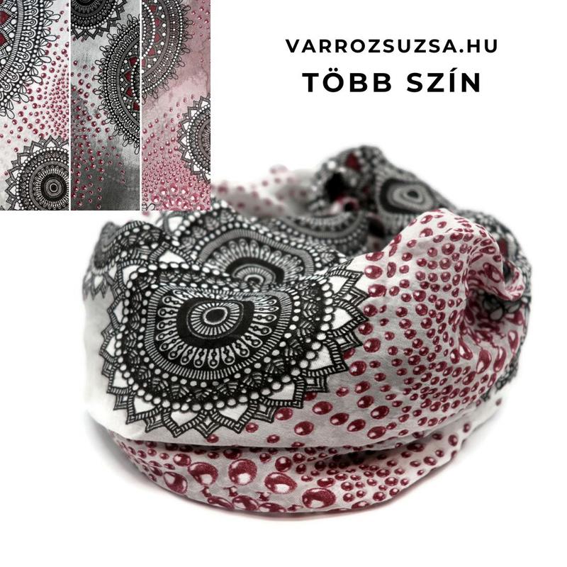 Olasz, mandala mintas sálkendők